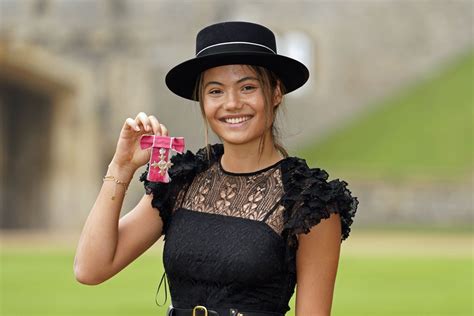 Emma Raducanu wears Dior Cruise to collect her MBE 